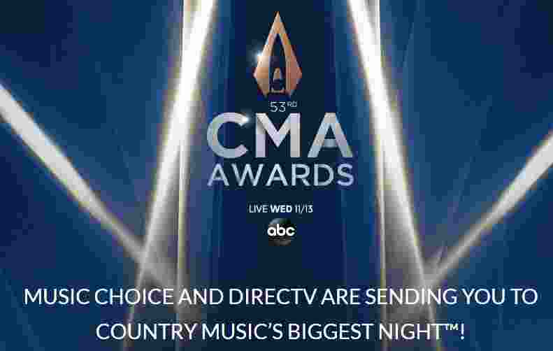 Music Choice DIRECTV CMA Awards Sweepstakes